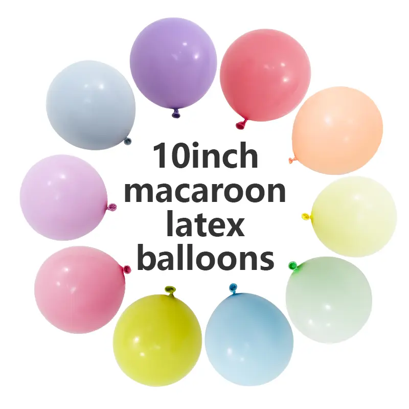 Belon Lateks Macaron 10 Inci