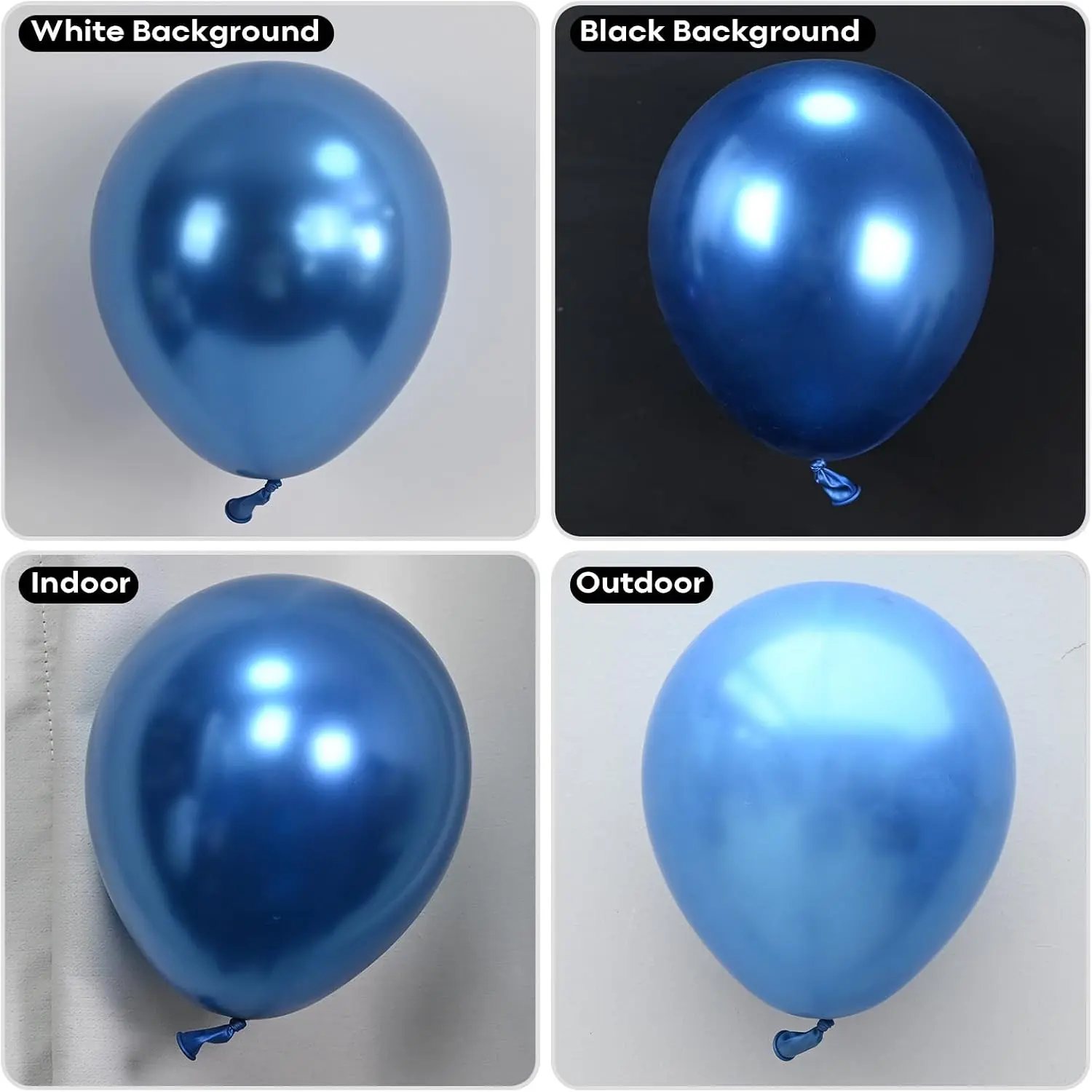 Belon Biru Metalik