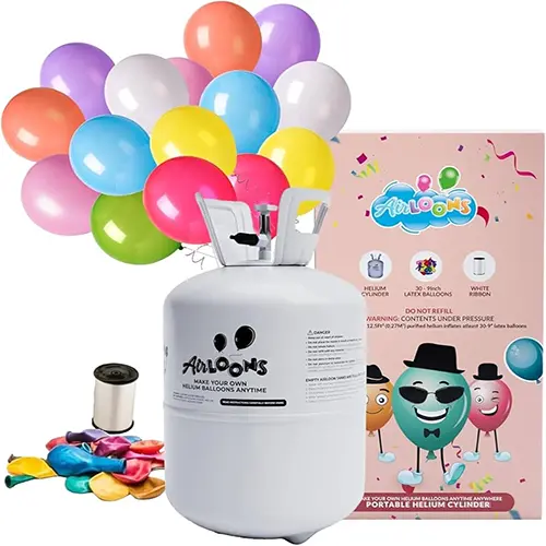 Bolehkah belon lateks diisi dengan helium untuk terapung