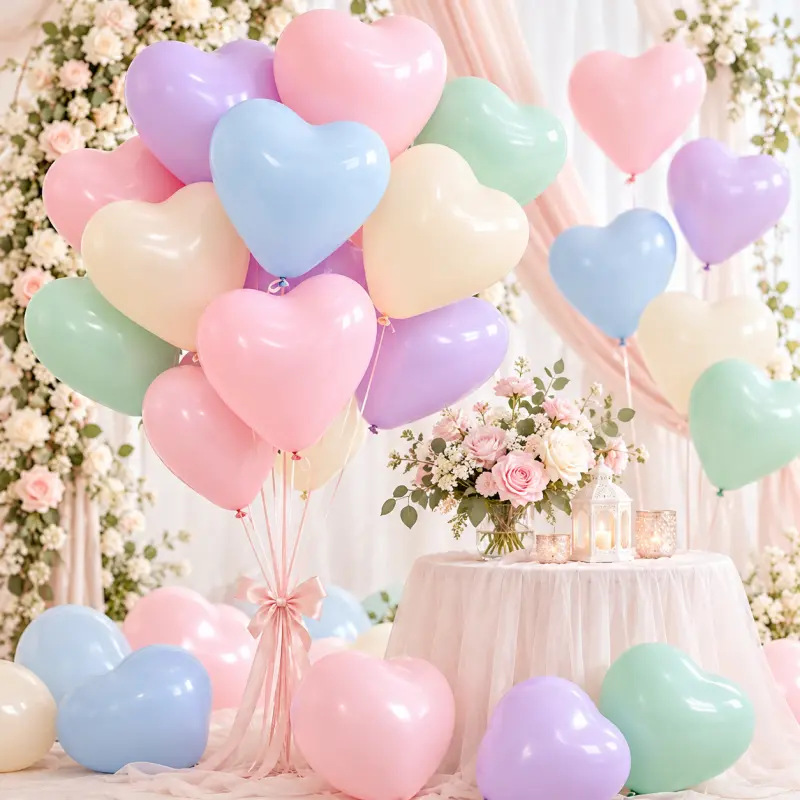 Cara Mengesahkan Dimensi Belon Lateks Jantung untuk Pesanan Pukal