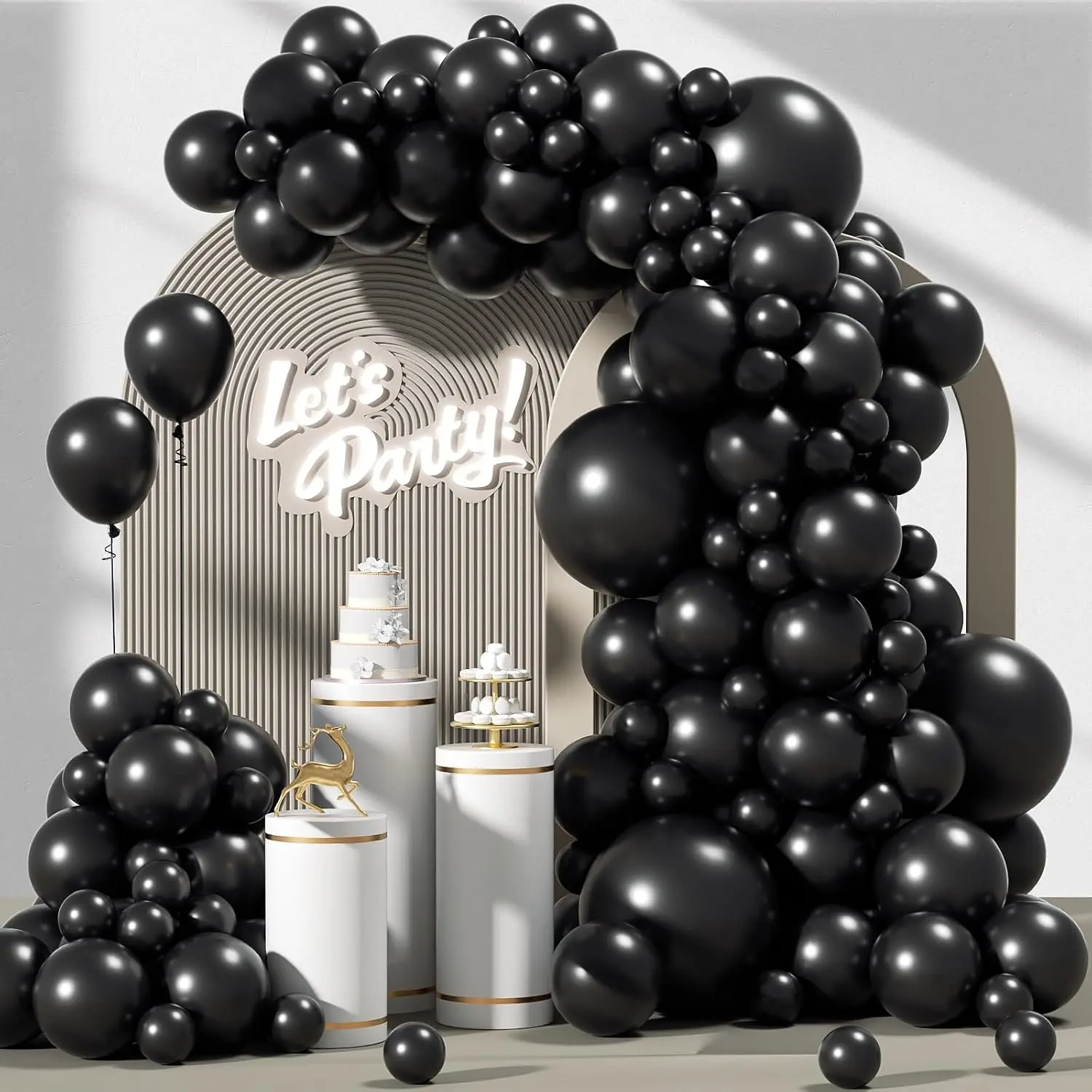 Kit Gerbang Garland Belon Hitam