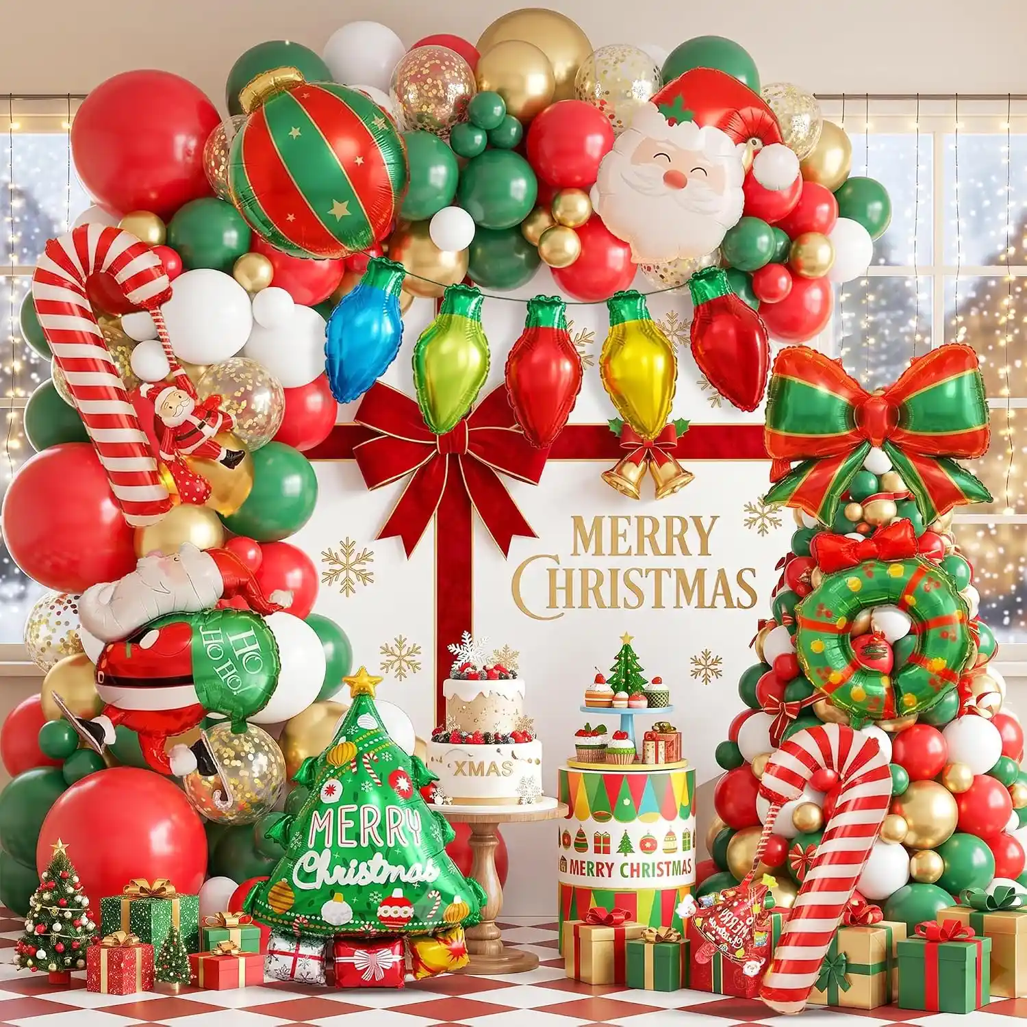 Kit Gerbang Garland Belon Krismas