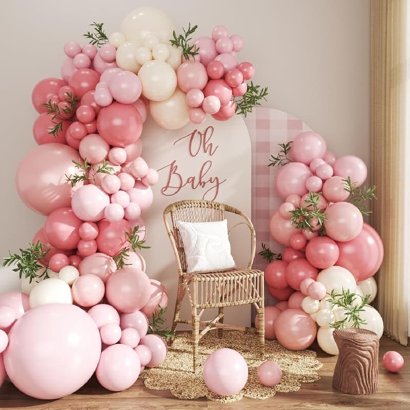 Kit Garland Belon Merah Jambu Dusty