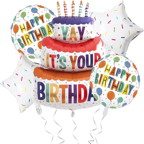 Set hari jadi belon foil