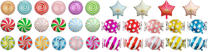 candy foil balloon