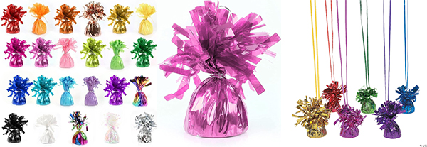 foil balloon weights