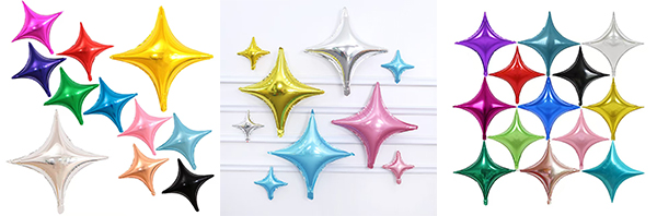 Star foil balloons
