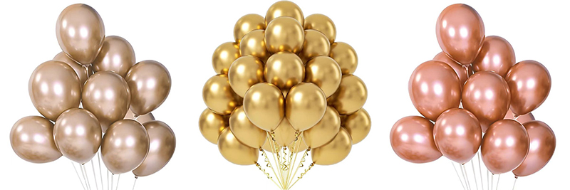 Metallic Color Balloons Small Sets