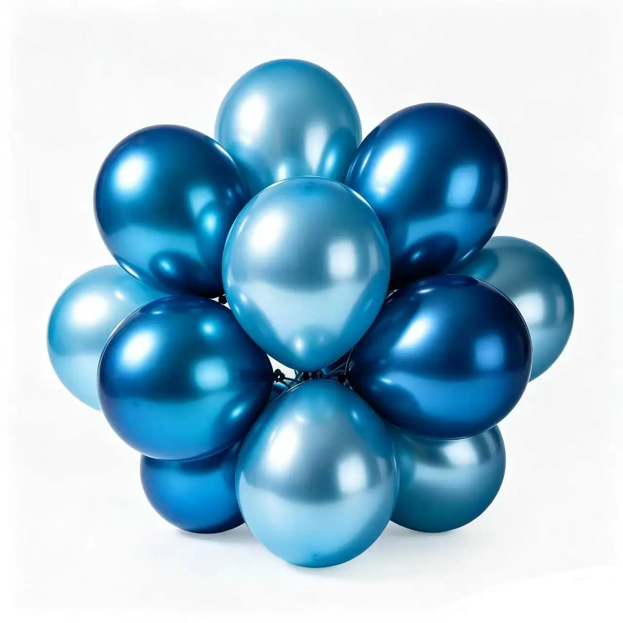 Belon Biru Metalik