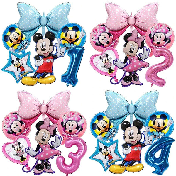 Kit belon foil mickey minnie