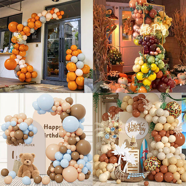 Kit Garland Belon Berwarna Retro