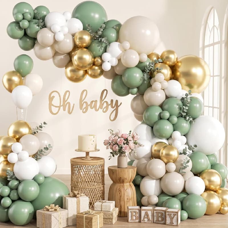 Kit Garland Belon Hijau Sage
