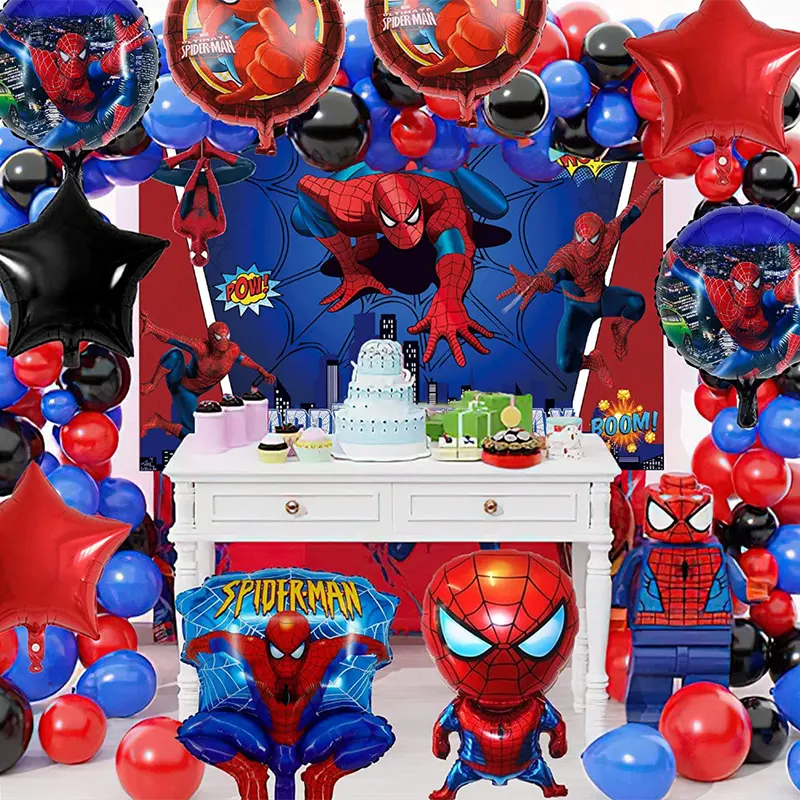 Set Balloon Superhero Arch Garland Set